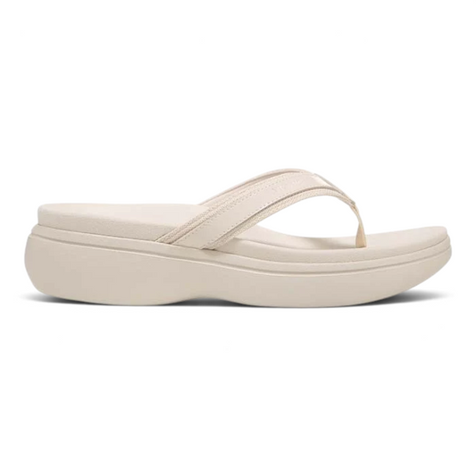 High Tide II Platform Sandal - White/Cream
