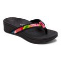 High Tide Platform Sandal - Black Floral