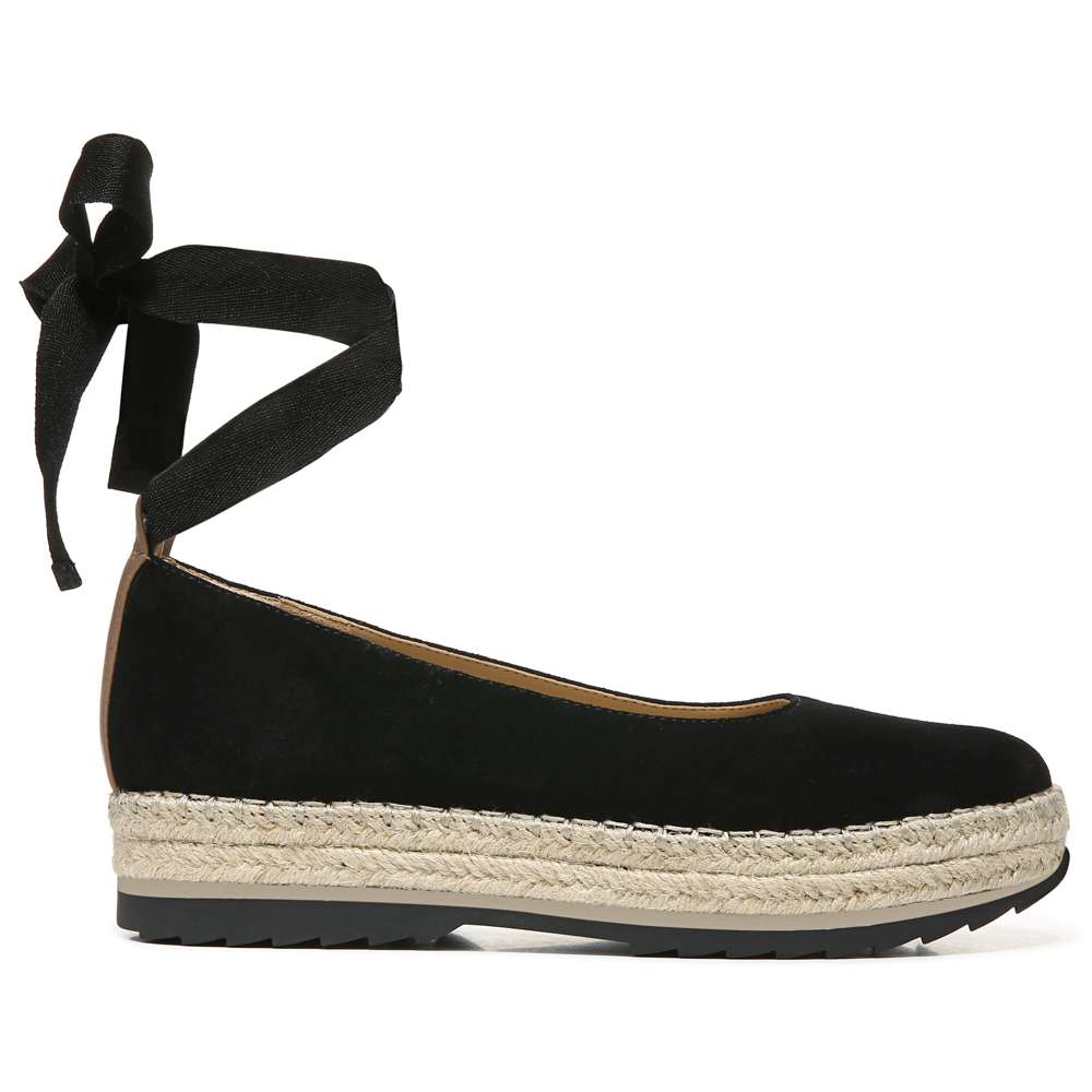 Impress Espadrille Flat - Black