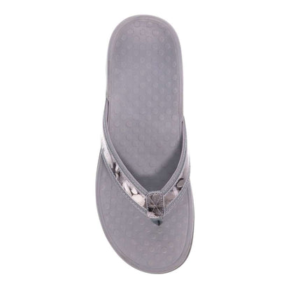 Islander Toe Post Sandal - Grey Floral