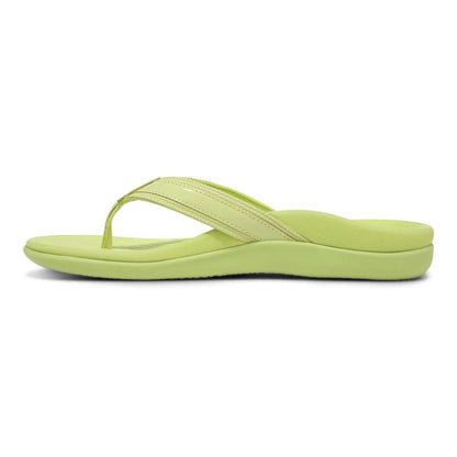 Islander Toe Post Sandal - Matcha Patent