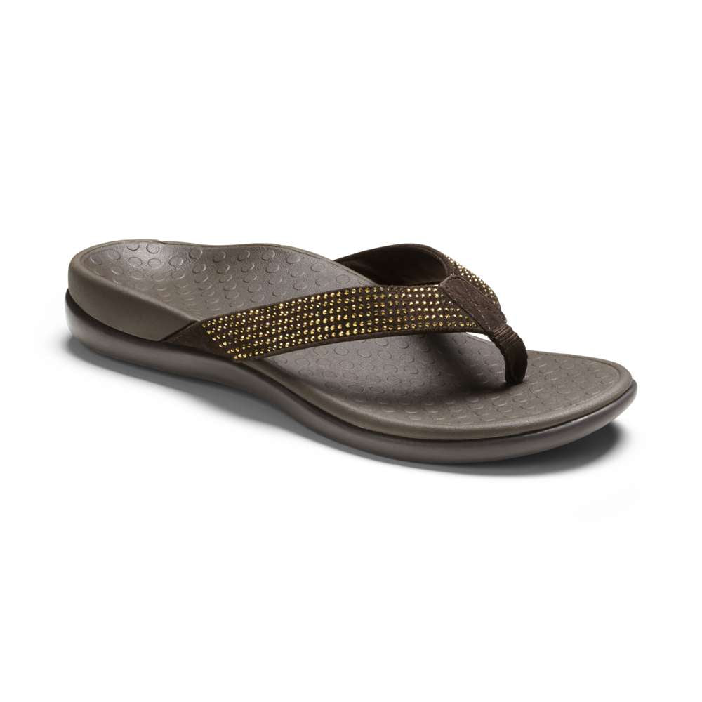 Islander Toe Post Sandal - Brown