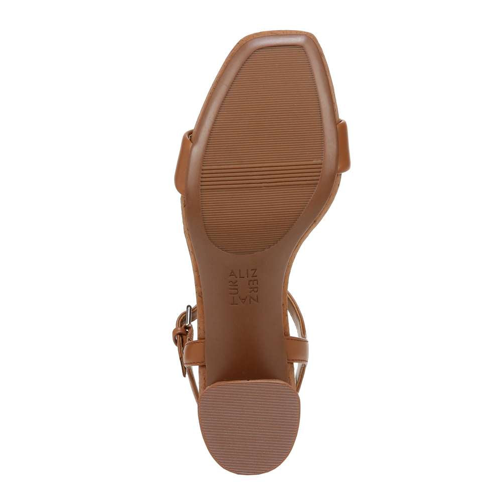 Izzy Heeled Sandal - English Tea