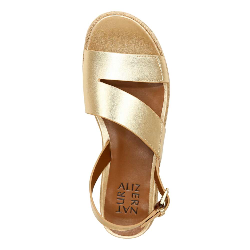 Jasmin Platform Sandal - Dark Gold