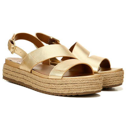 Jasmin Platform Sandal - Dark Gold