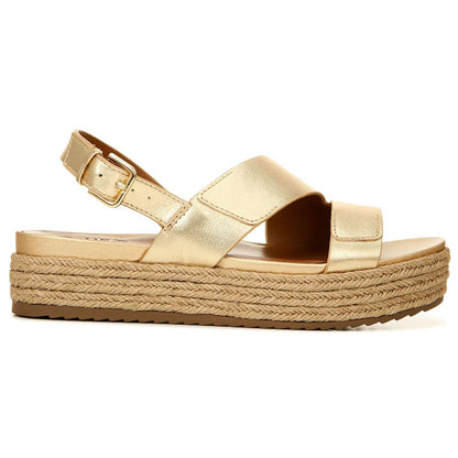 Jasmin Platform Sandal - Dark Gold