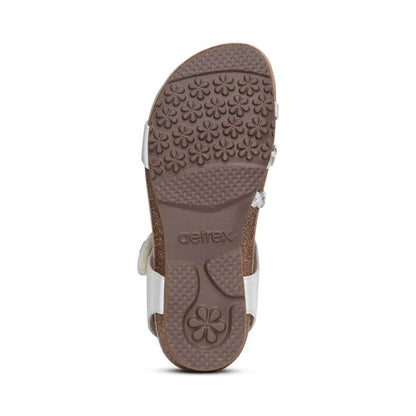 Jillian Braided Strap Sandal - White