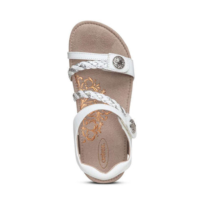 Jillian Braided Strap Sandal - White