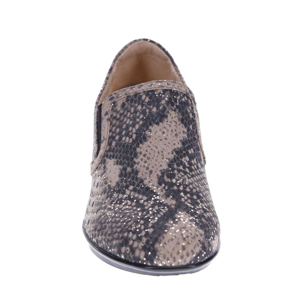 Jordan Wedged Slip-On - Taupe Snake