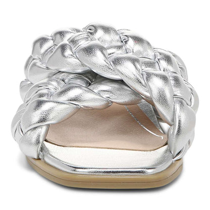 Kalina Slide - Silver Metallic