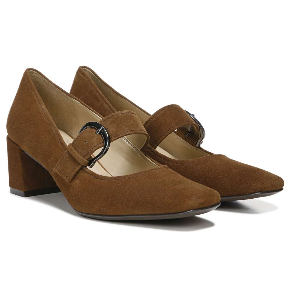 Karissa Mary-Jane Pump - Chestnut