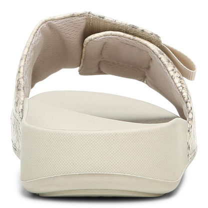 Keira Slide - Cream Snake