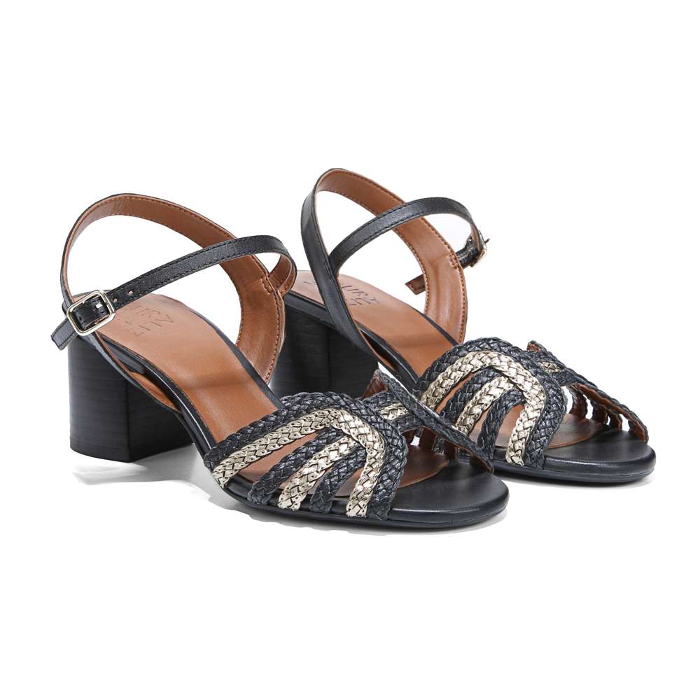 Kingston Heeled Sandal - Black Multi