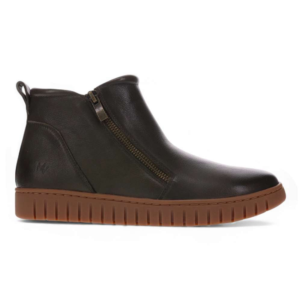 Leni Zip Boot - Olive