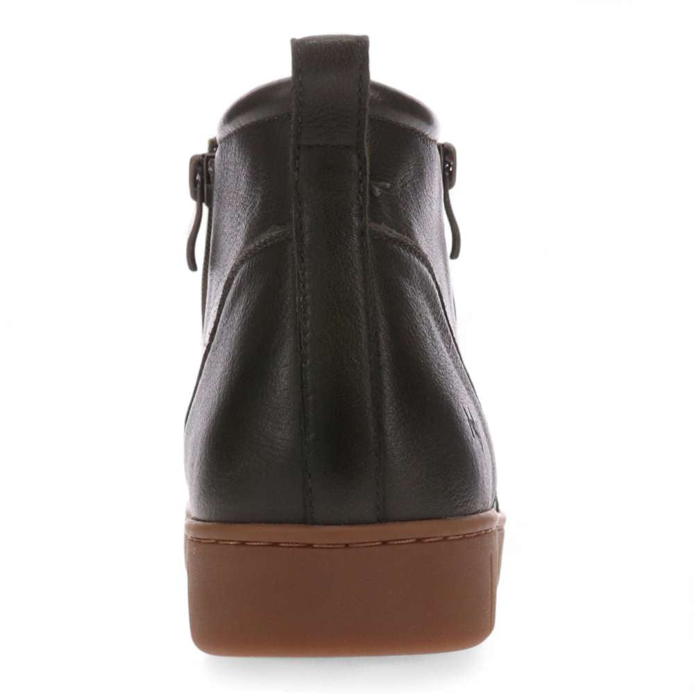 Leni Zip Boot - Olive