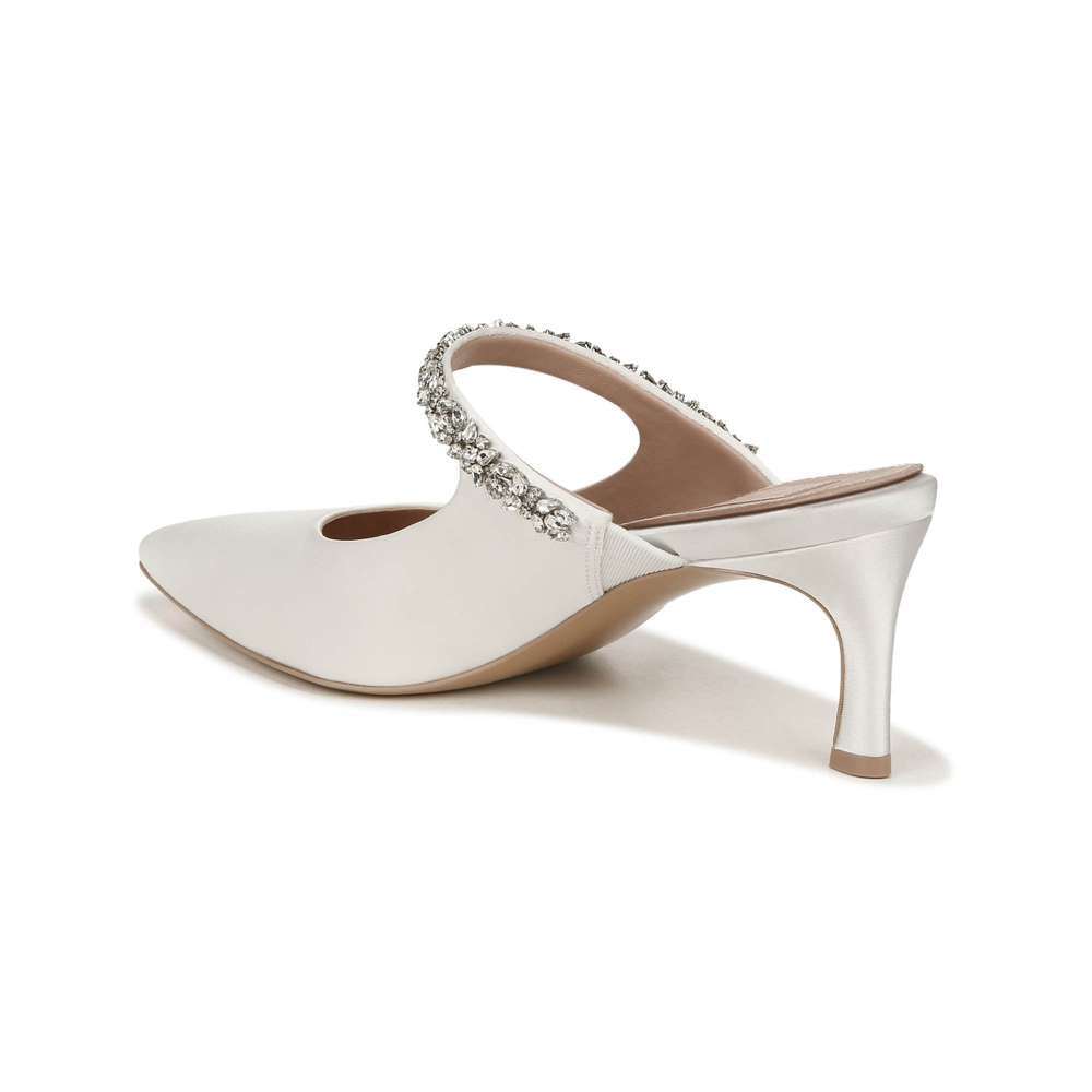 Liefde Pump - Silk White Satin