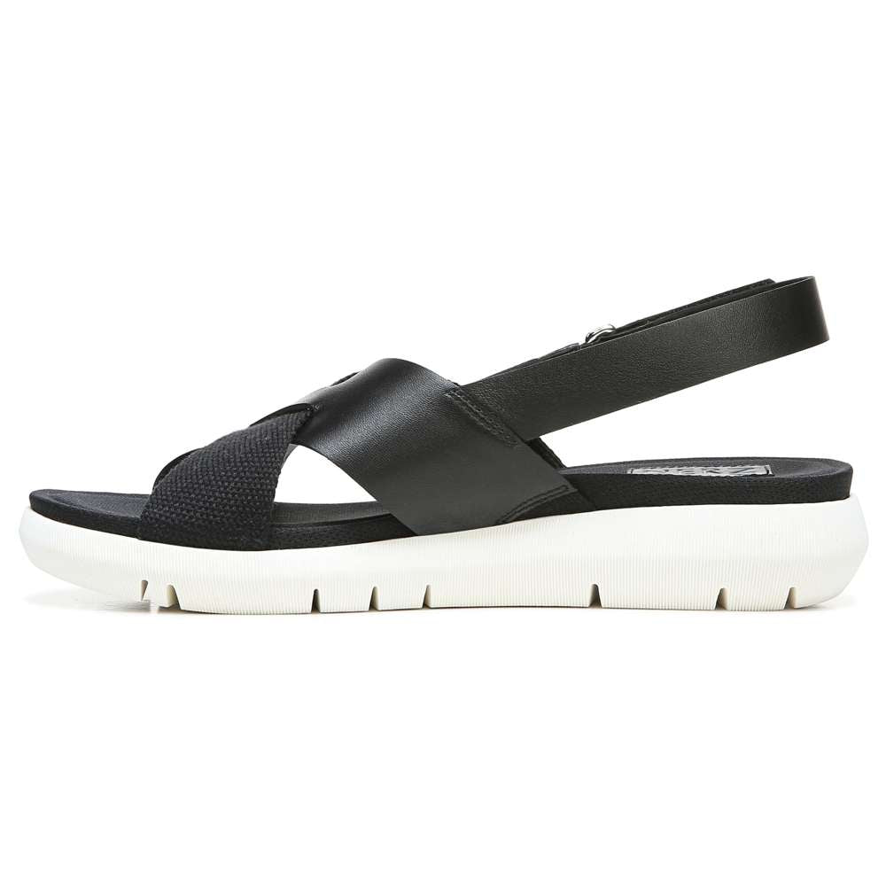 Lilac Back Strap Sandal - Black