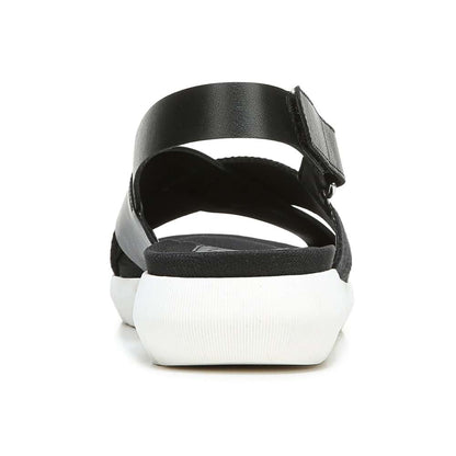 Lilac Back Strap Sandal - Black