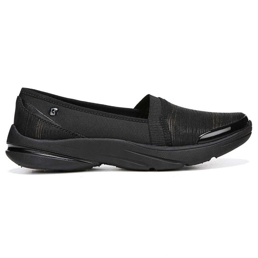 Lollipop Slip-On Casual Sneaker - Black/Gold Shimmer