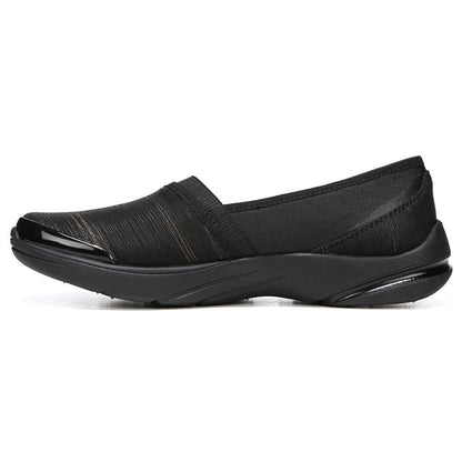 Lollipop Slip-On Casual Sneaker - Black/Gold Shimmer