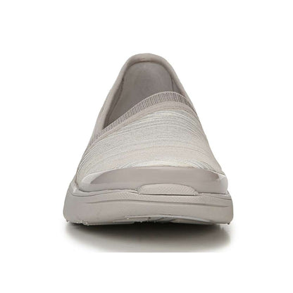 Lollipop Slip-On Casual Sneaker - White/Gold Shimmer