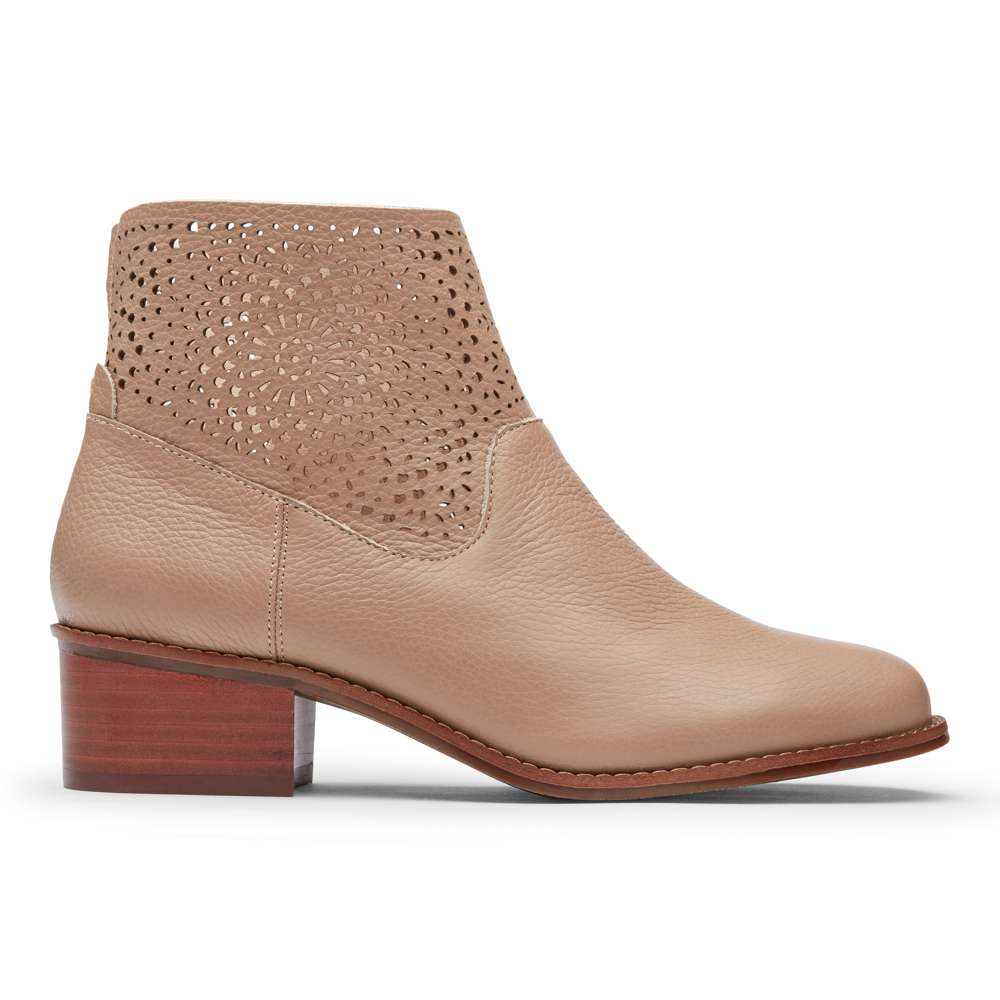 Luciana Ankle Boot - Nude
