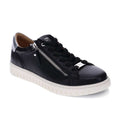 Luna Zip Casual Sneaker - Black
