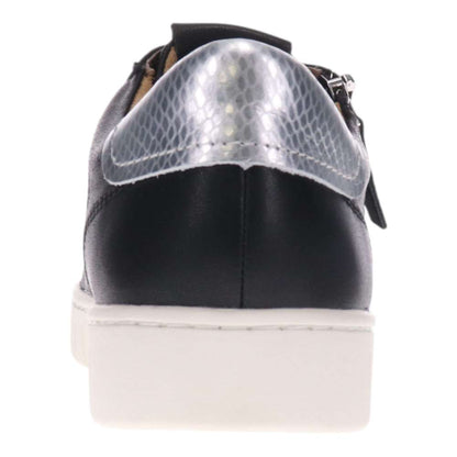 Luna Zip Casual Sneaker - Black