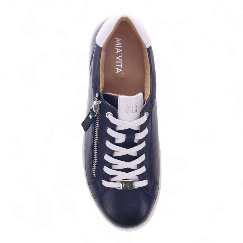 Luna Zip Casual Sneaker - Royal Blue