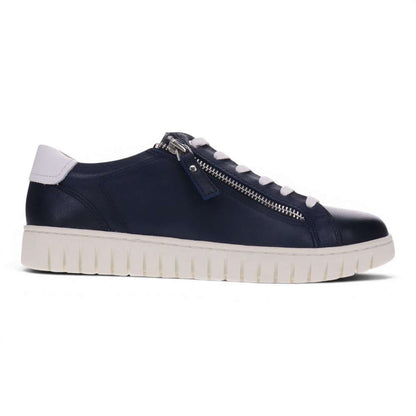 Luna Zip Casual Sneaker - Royal Blue