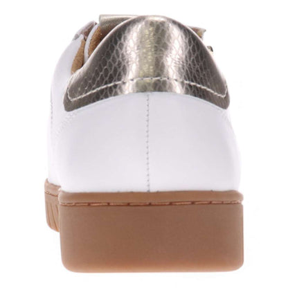 Luna Zip Casual Sneaker - White/Tan
