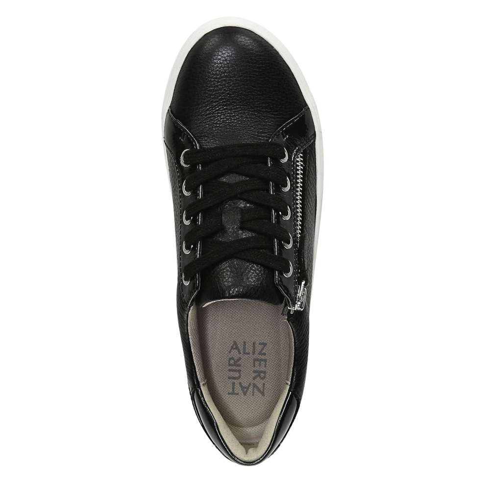 Macayla Casual Sneaker - Black Leather