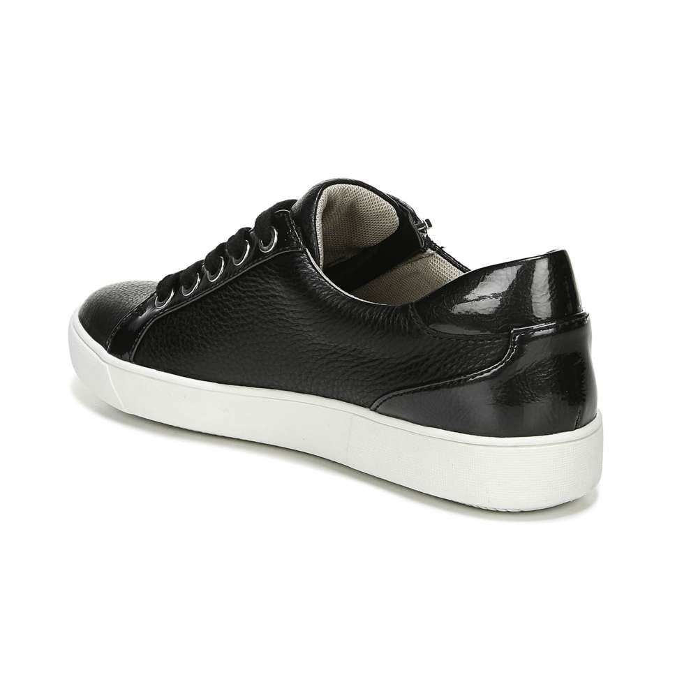 Macayla Casual Sneaker - Black Leather