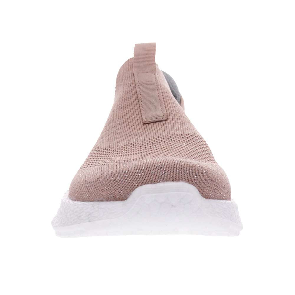 Maggie Slip-On Casual Sneaker - Mauve/Silver