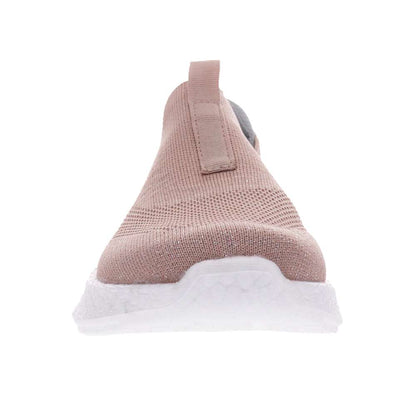 Maggie Slip-On Casual Sneaker - Mauve/Silver
