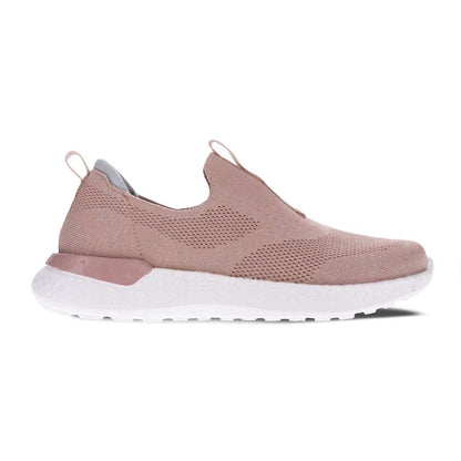 Maggie Slip-On Casual Sneaker - Mauve/Silver