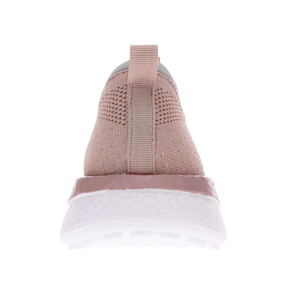Maggie Slip-On Casual Sneaker - Mauve/Silver