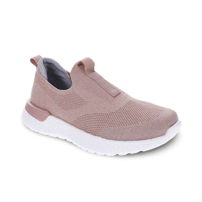 Maggie Slip-On Casual Sneaker - Mauve/Silver