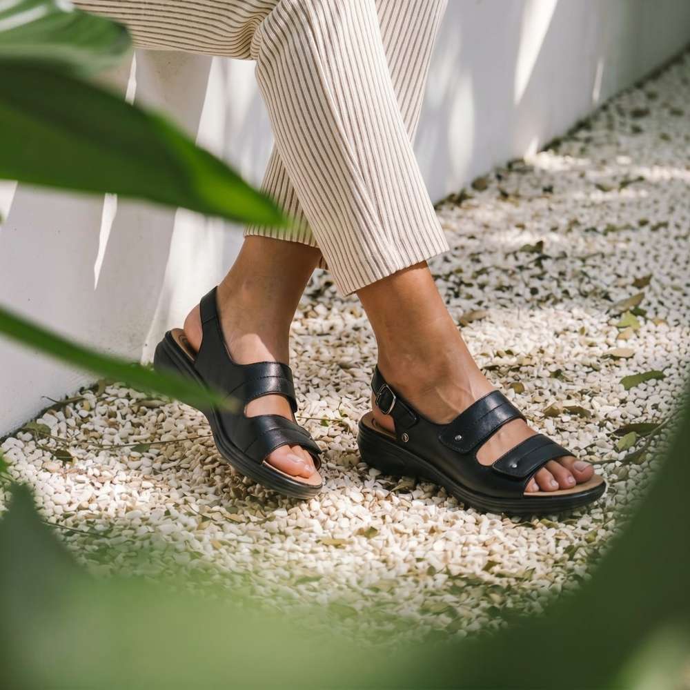 Manilla Slingback Sandal - Black French