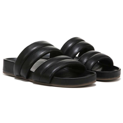Mayla Slide - Black Nappa