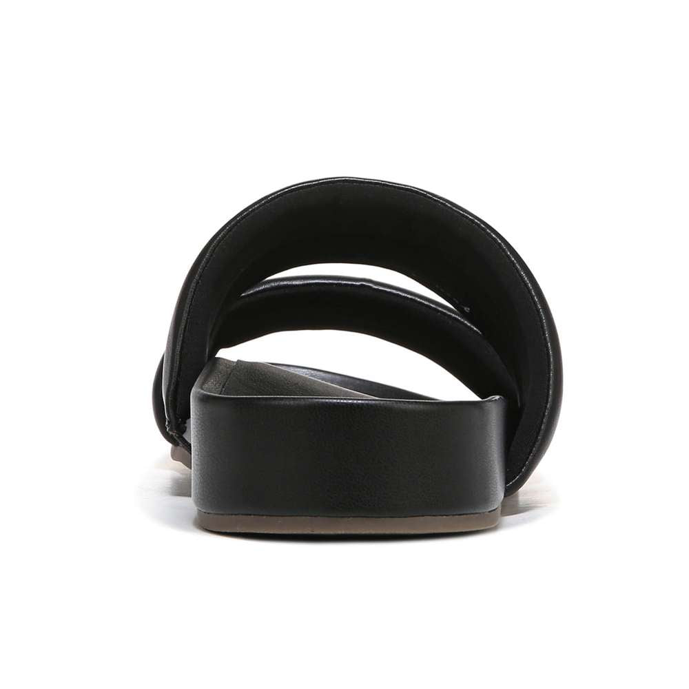 Mayla Slide - Black Nappa