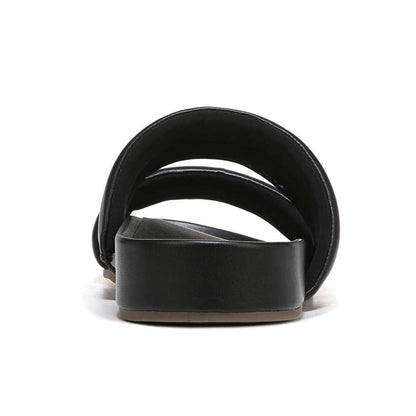 Mayla Slide - Black Nappa