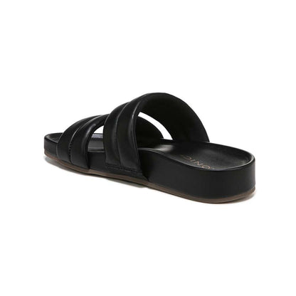 Mayla Slide - Black Nappa