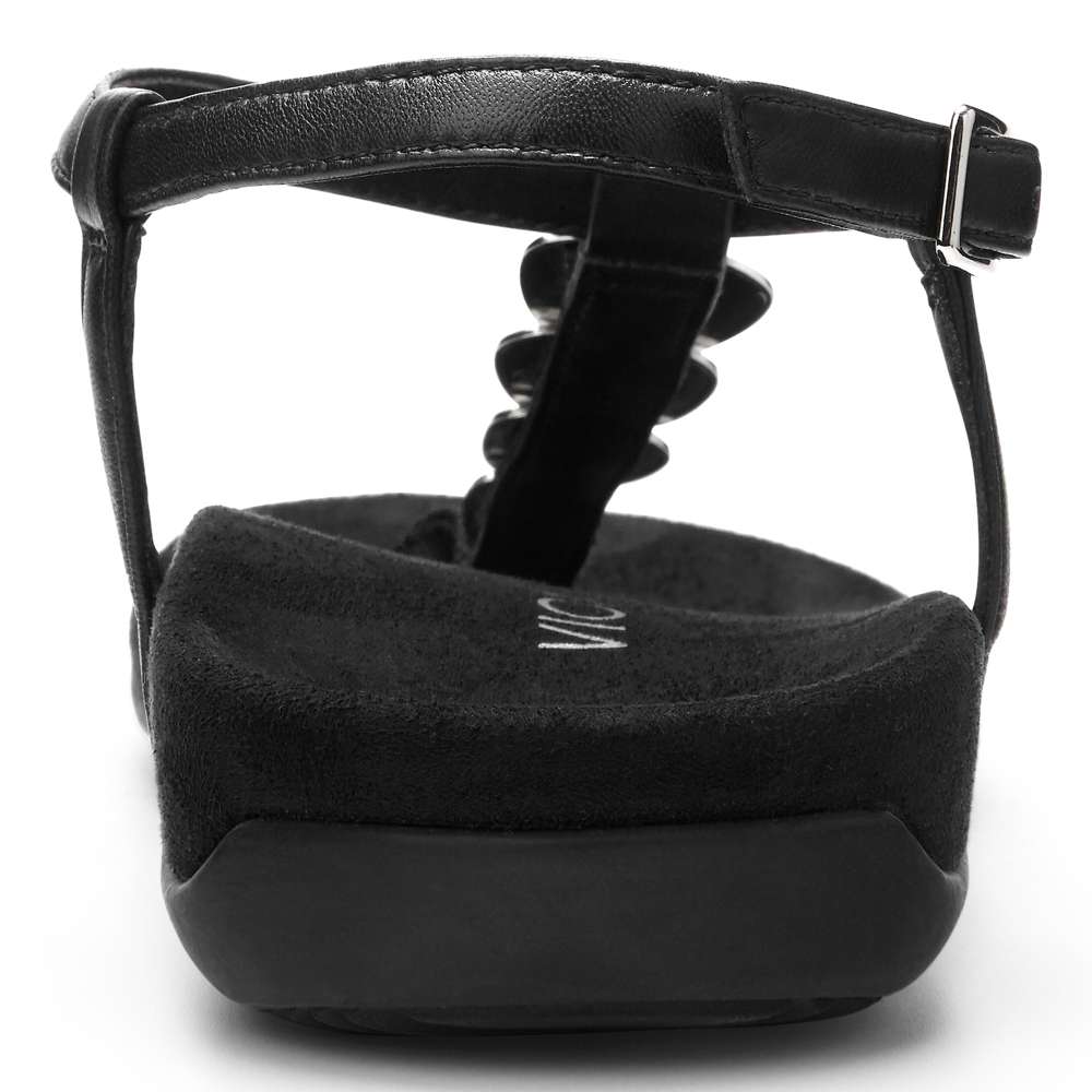 Miami T-Strap Sandal - Black