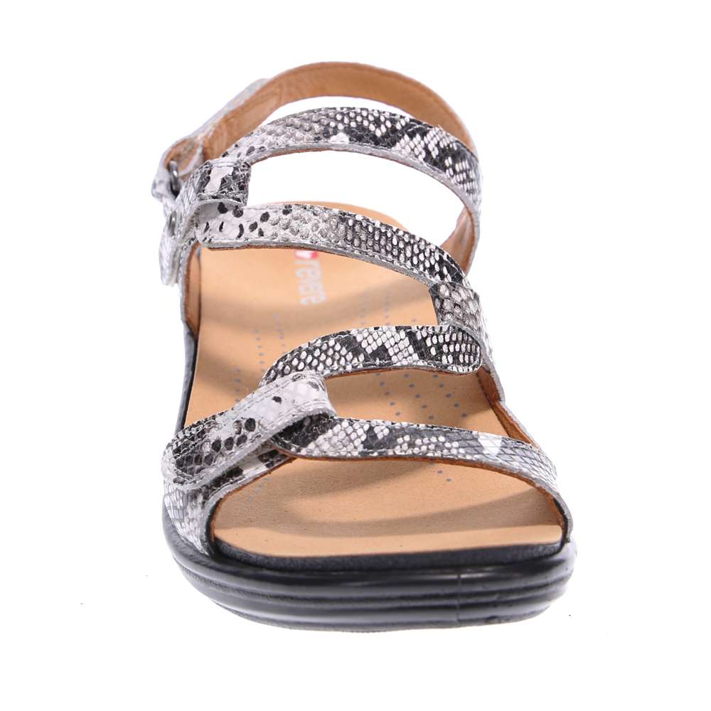 Miami Adjustable Sandal - Natural Snake