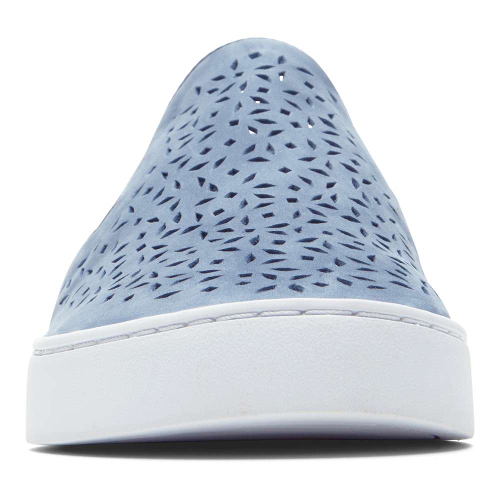 Midi Perf Slip-On Sneaker - Light Blue