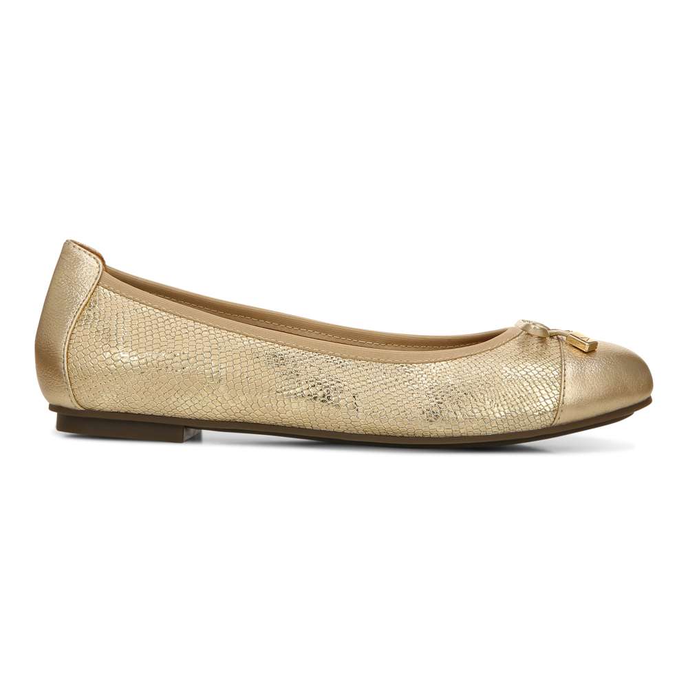 Minna Ballet Flat - Gold Snake