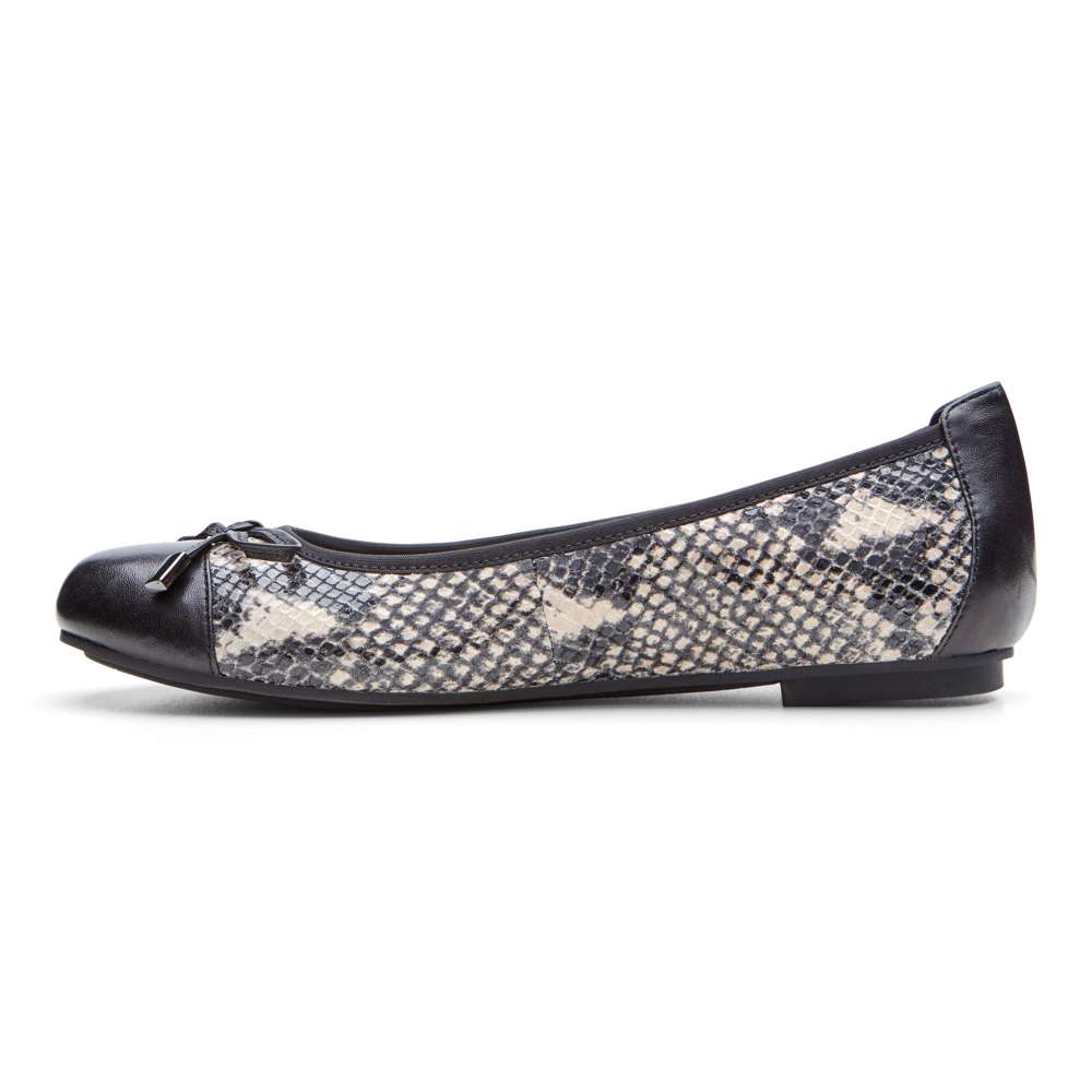 Minna Ballet Flat - Natural Snake