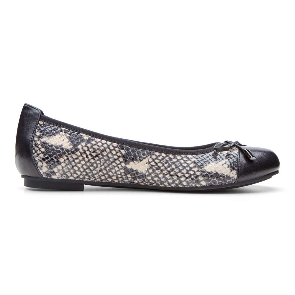 Minna Ballet Flat - Natural Snake
