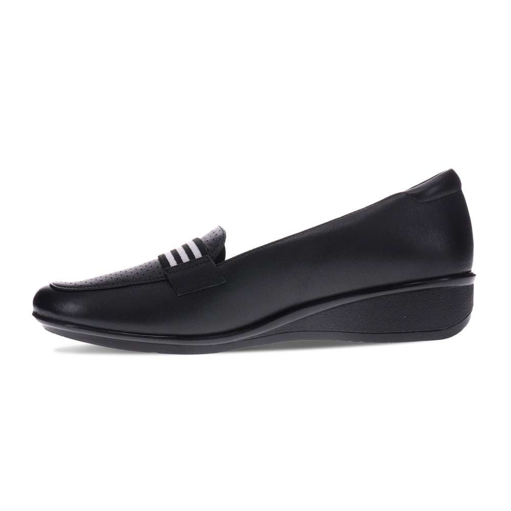 Monte Carlo Wedged Loafer - Black